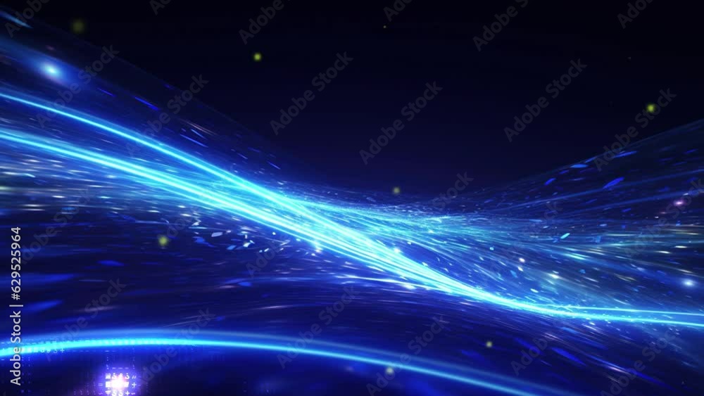 Abstract technology background, big data digital line wave business concept