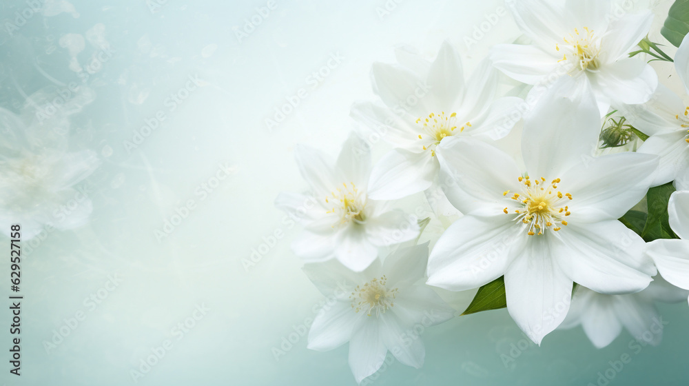 Obraz premium floral background loral and leaf card. For banners, posters, invitations, etc.