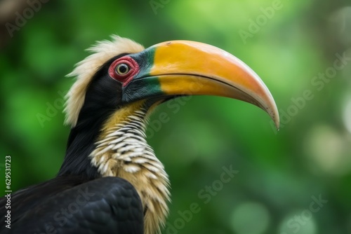 Hornbill forest bird. Generate Ai © nsit0108