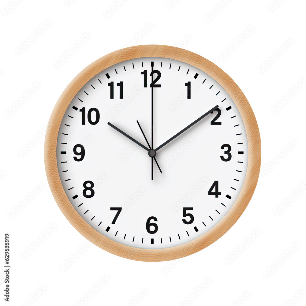 Clock Icon Indicating Time isolated on transparent background. Generative AI. Clock Icon Indicating Time isolated on transparent background. Generative AI.