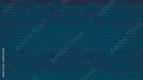Background of old vintage dark blue brick wall. Street light dark blue brick wall. Blue brick wall. In Tunnel dark blue brick wall. Old school style. © Sharmin