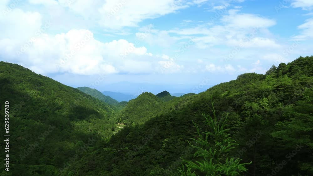 time lapse of Yangshimu Mountains, Jiangxi province, China. time lapse of Yangshimu Mountains, Jiangxi province, China.