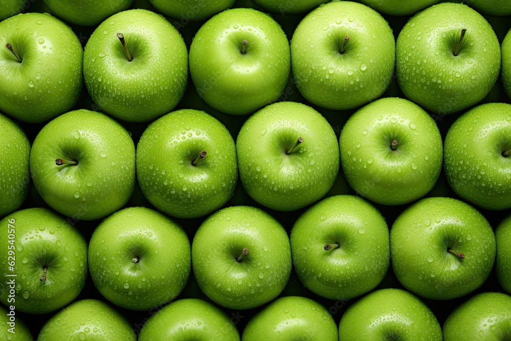 Nature organic fresh green apple. Top view of apples. Pile of freshness. Healthy fruit wallpaper Nature organic fresh green apple. Top view of apples. Pile of freshness. Healthy fruit wallpaper