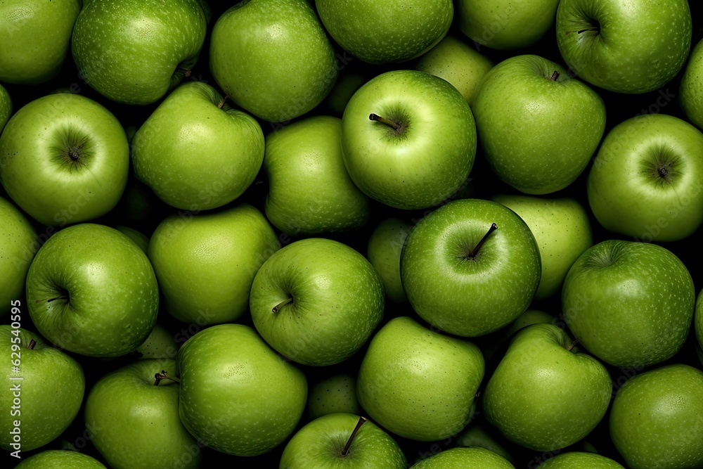 Nature organic fresh green apple. Top view of apples. Pile of freshness. Healthy fruit wallpaper Nature organic fresh green apple. Top view of apples. Pile of freshness. Healthy fruit wallpaper