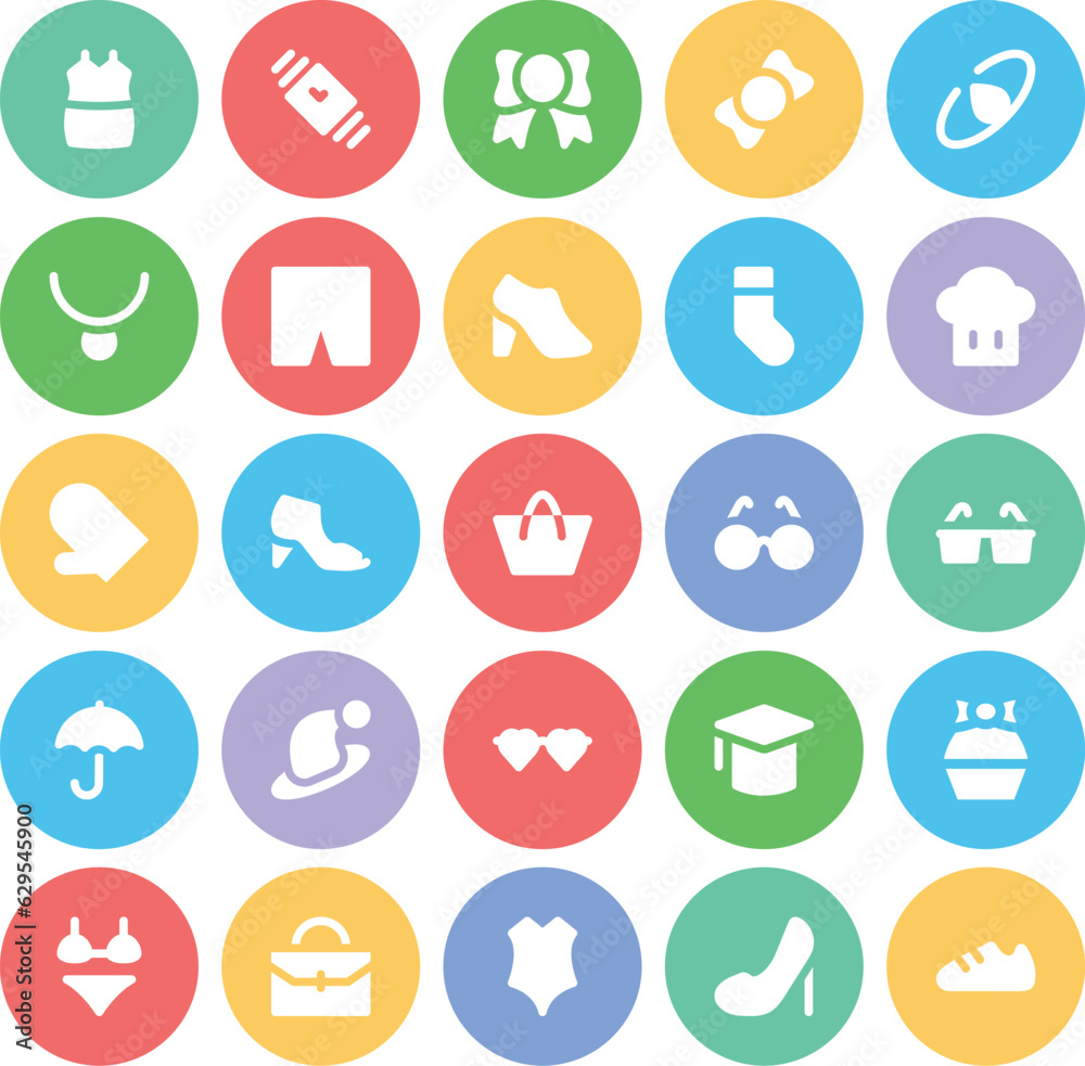 Pack of Fashion Accessories Bold Line Icons
Pack of Fashion Accessories Bold Line Icons