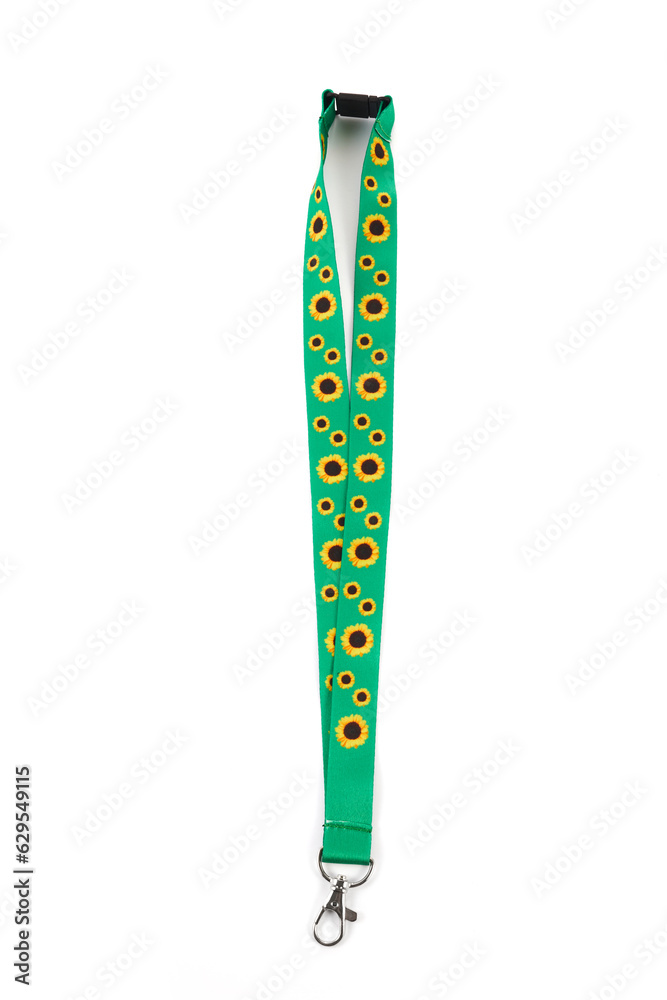 Sunflower lanyard, symbol of people with invisible or hidden