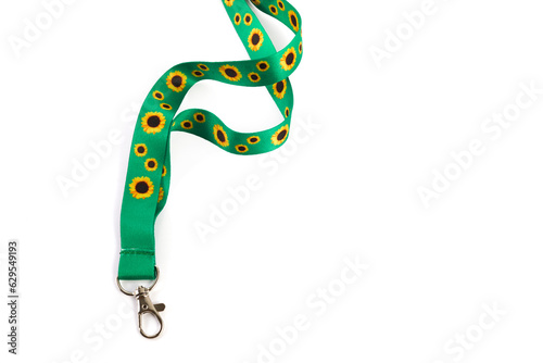 Canvastavla Sunflower lanyard, symbol of people with invisible or hidden disabilities