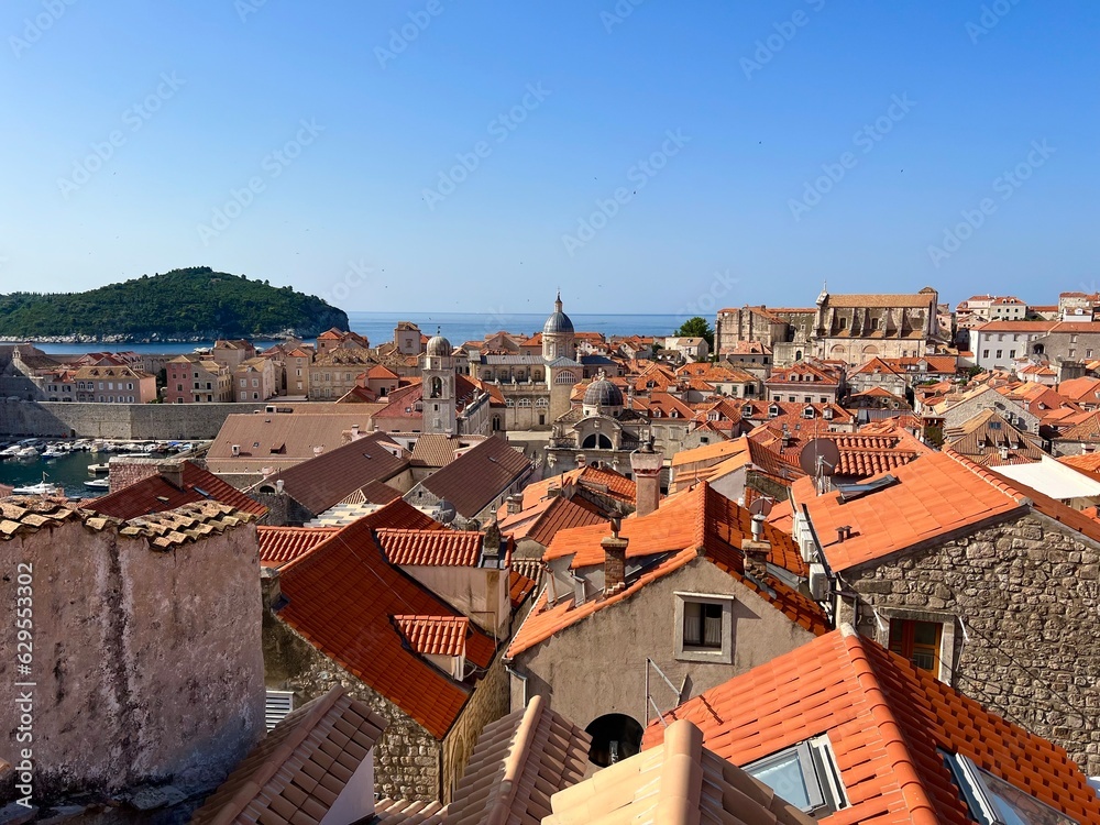 Panoramic view of Dubrovnik, Croatia