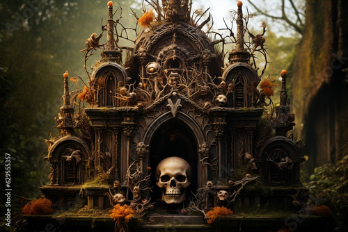 Skull Shrine: A Sacred Temple for Pagan Worship