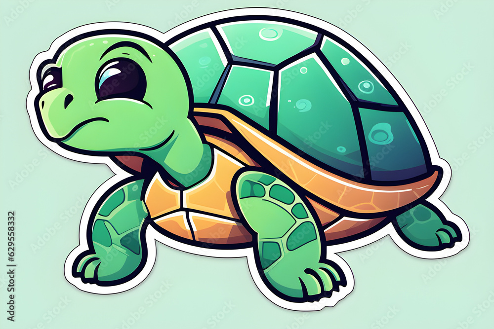 Obraz premium a turtle character