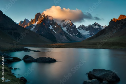 sunrise over the mountains