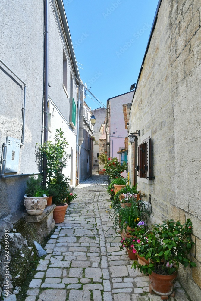 The Molise village of Gualdialfiera, Italy.