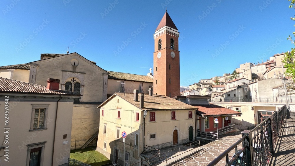 The Abruzzo village of Rivisondoli, Italy.