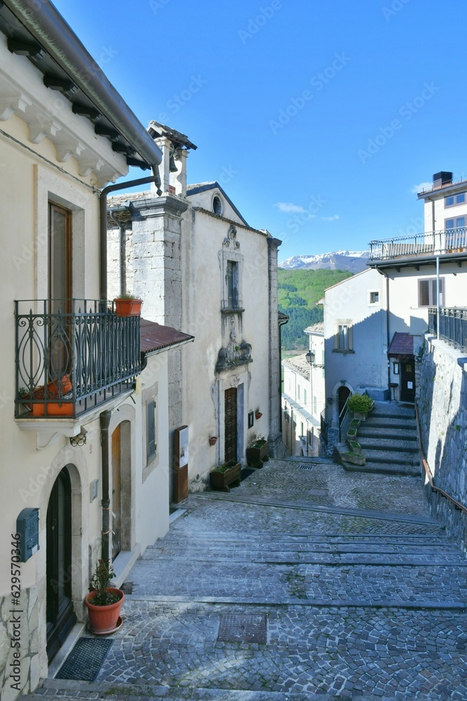 Fototapeta premium The Abruzzo village of Rivisondoli, Italy.