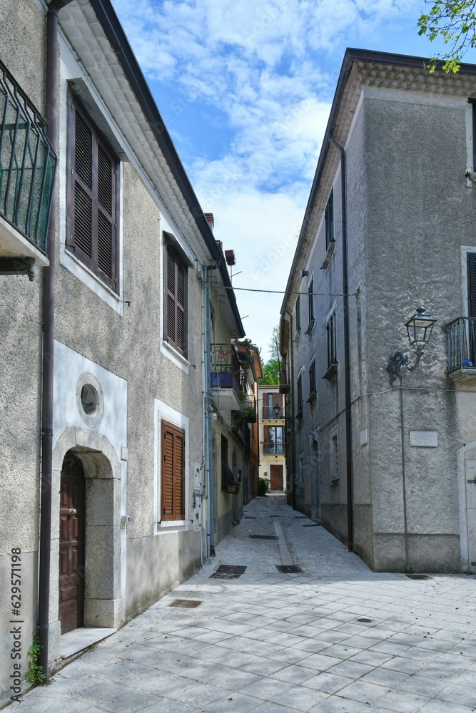 The village of Nusco in Campania, Italy.