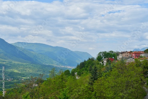 The village of Nusco in Campania, Italy. photo