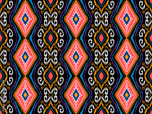 Wallpaper Mural ethnic, ikat, patterns, geometric, native, tribal, boho, motif, aztec, textile, fabric, carpet, mandalas, african, american, india, flower, printing, wallpaper, silk, batik, fiber, asia, pape, abstrac Torontodigital.ca