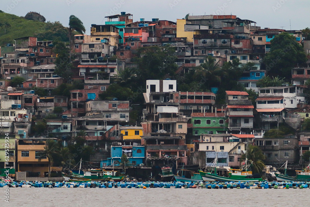 Casas na Favela de Jurujuba