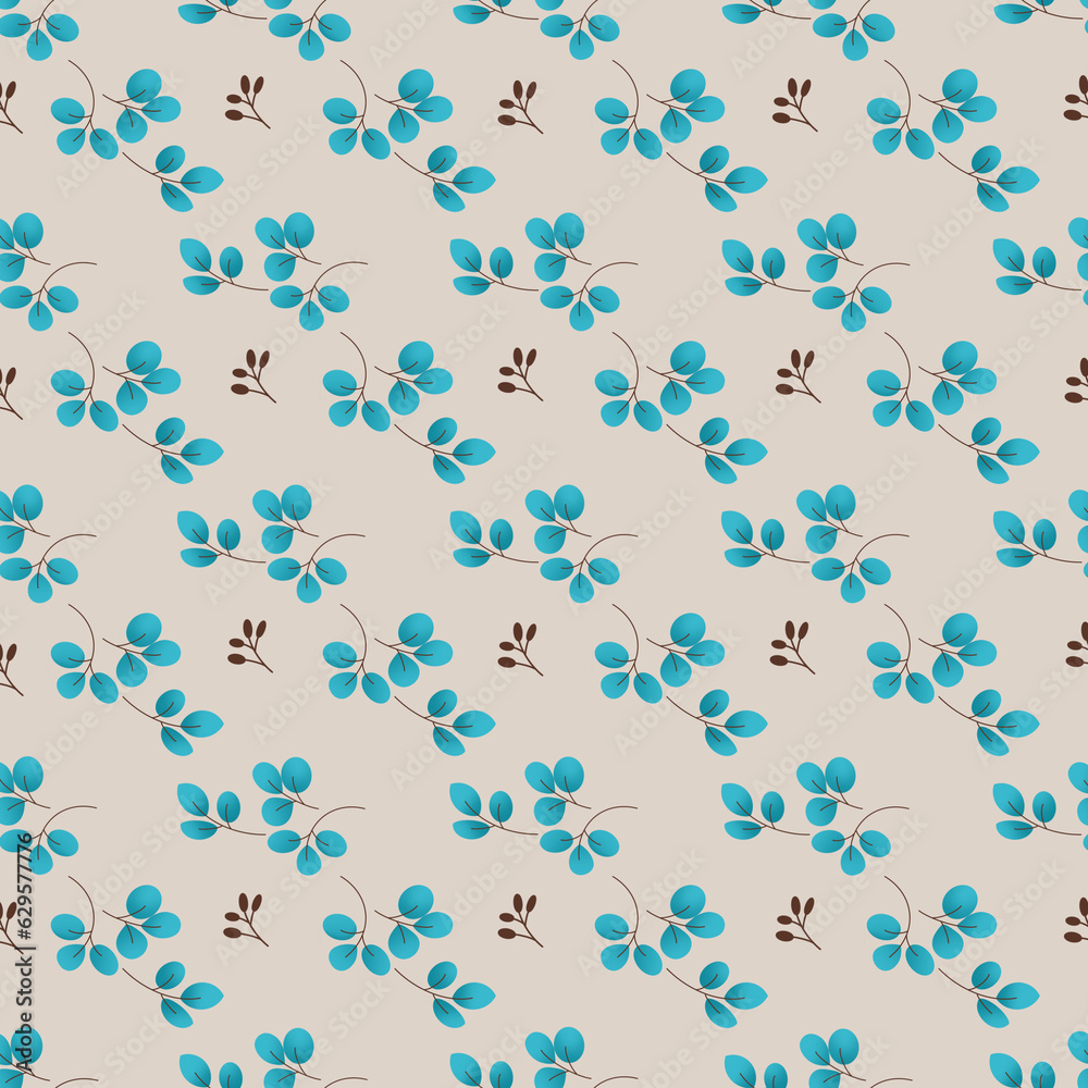 Ornamental and auspicious plants background image set