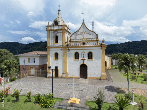Santuario Nossa Senhora do Pilar in the city of Antonina, Parana of coast. photo