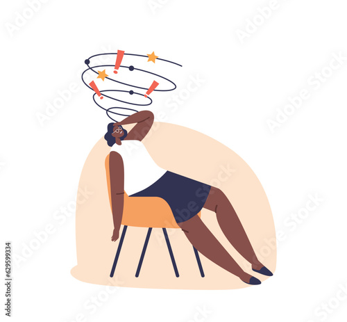 Overwhelmed Woman Holds Her Head In Distress, Burdened By Numerous Problems That Weigh Heavily On Her Mind