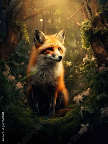 fox in jungle