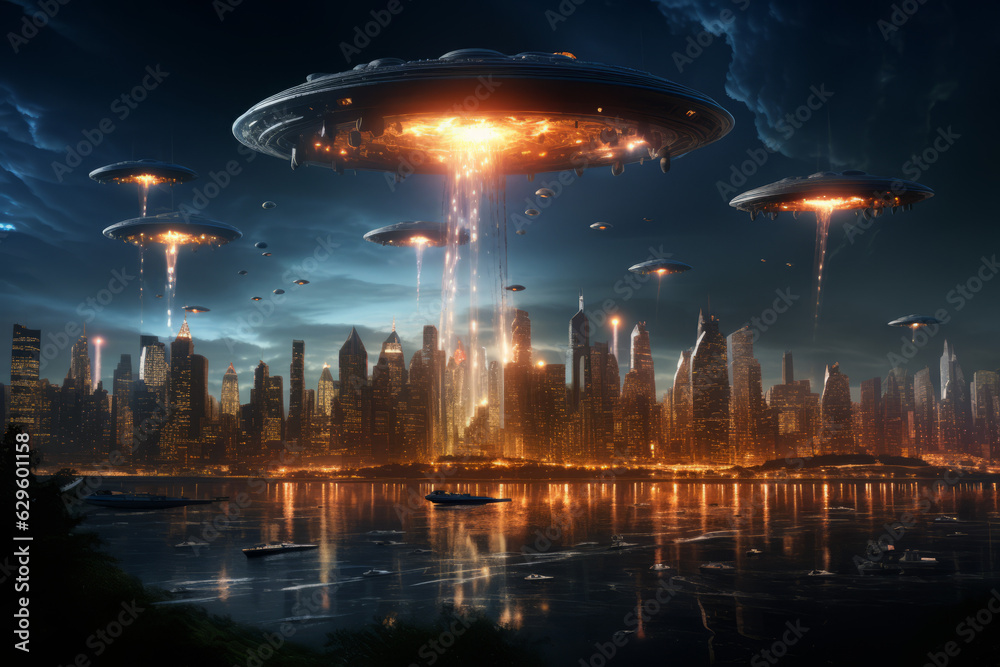 UFO alien invasion on Earth UFO alien invasion on Earth