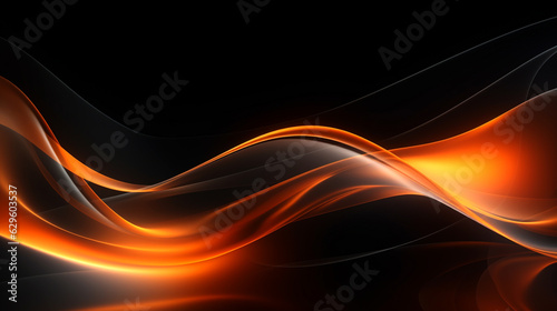 dynamischer leichter abstrakter Hintergrund orange schwarz