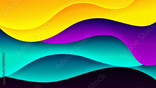Abstract background soft gradient color and dynamic shadow on background .Vector background for wallpaper. Eps 10