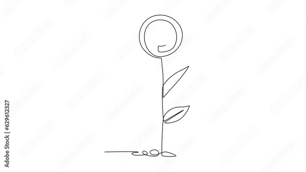 Continuous one line drawing investment and stock concept. Full length animation illustration. High quality 4k footage. Continuous one line drawing investment and stock concept. Full length animation illustration. High quality 4k footage.