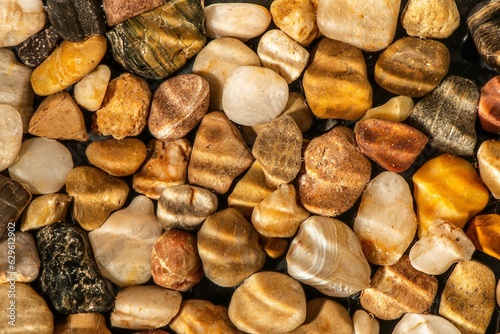 Background beautiful stones under wate