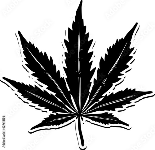cannabis leaf vector
