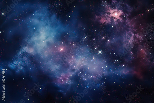 Cosmic nebula background. AI technology generated image © onlyyouqj