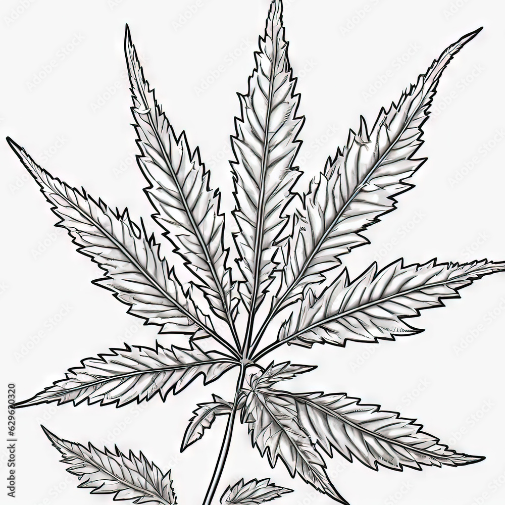 cannabis leaf vector illustration cannabis leaf vector illustration