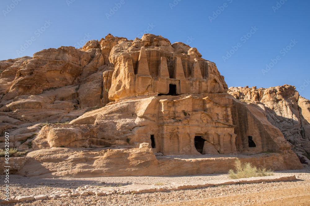 The city of Petra in Jordan, Middle East The city of Petra in Jordan, Middle East