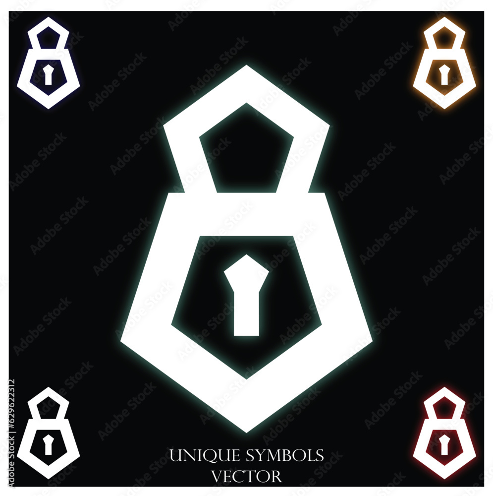 Vector Abstract Symbol Key Vector Abstract Symbol Key