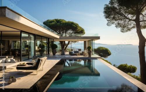 Unique design villa with breathtaking sea views, Côte d'Azur © medienvirus