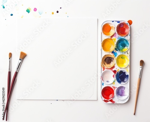 Abstract background with paints