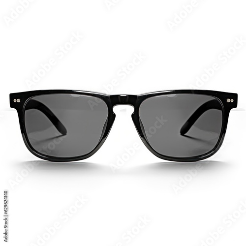 Black sunglasses isolated