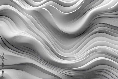 Abstract white background with wavy lines