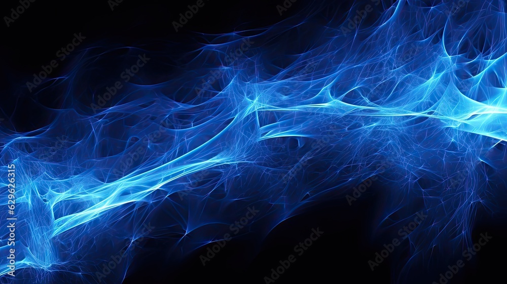 Fototapeta premium A blue abstract background with a black foreground