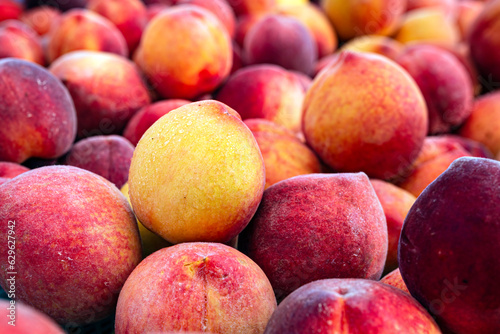 Chilton County peaches food background