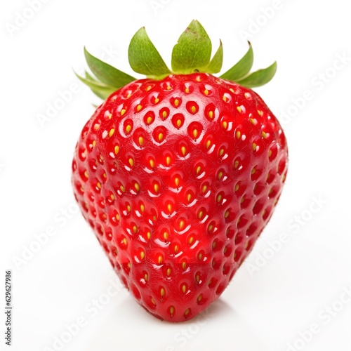 strawberries isolated on white background