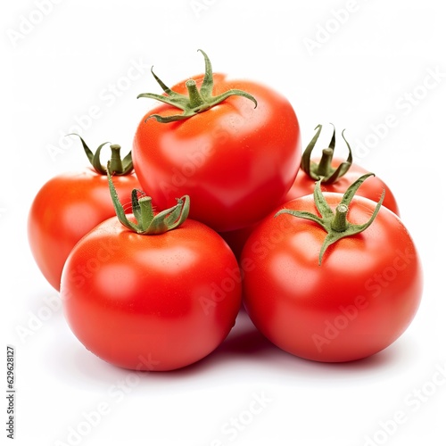 tomatoes isolated on white background