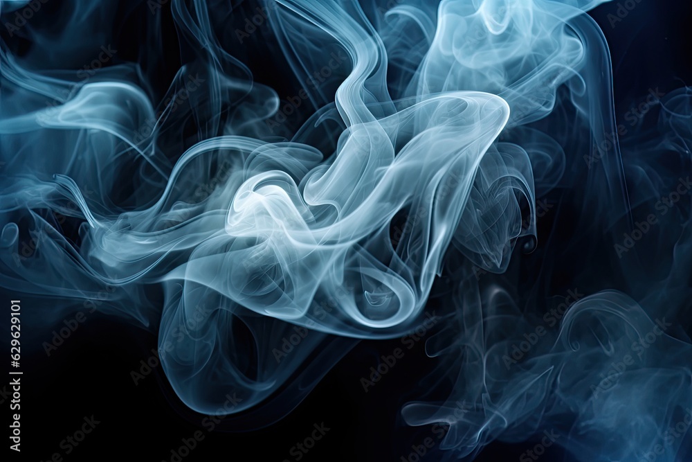 Chromatic Whispers: Abstract Warm and Cool Colored Smoke in the Air (Generative AI) Chromatic Whispers: Abstract Warm and Cool Colored Smoke in the Air (Generative AI)