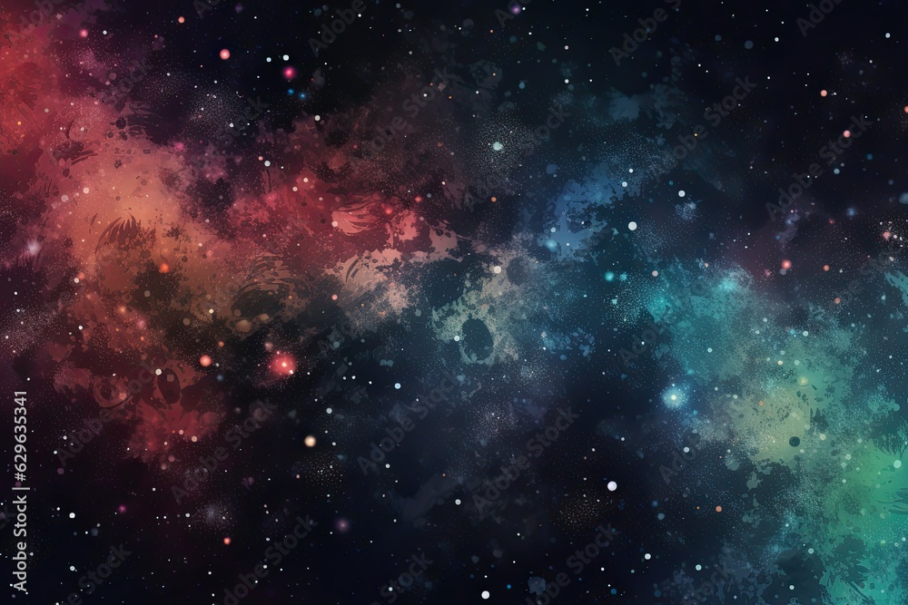Obraz premium space galaxy background