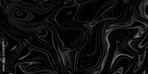 Abstract silver marble texture. Abstract black, gray marble background. Fancy liquify. Silver liquid texture. Silver metallic surface. Beautiful drawing with the divorces and wavy lines in gray tones.