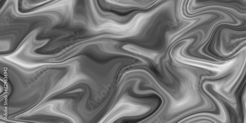 Abstract silver marble texture. Abstract black, gray marble background. Fancy liquify. Silver liquid texture. Silver metallic surface. Beautiful drawing with the divorces and wavy lines in gray tones.
