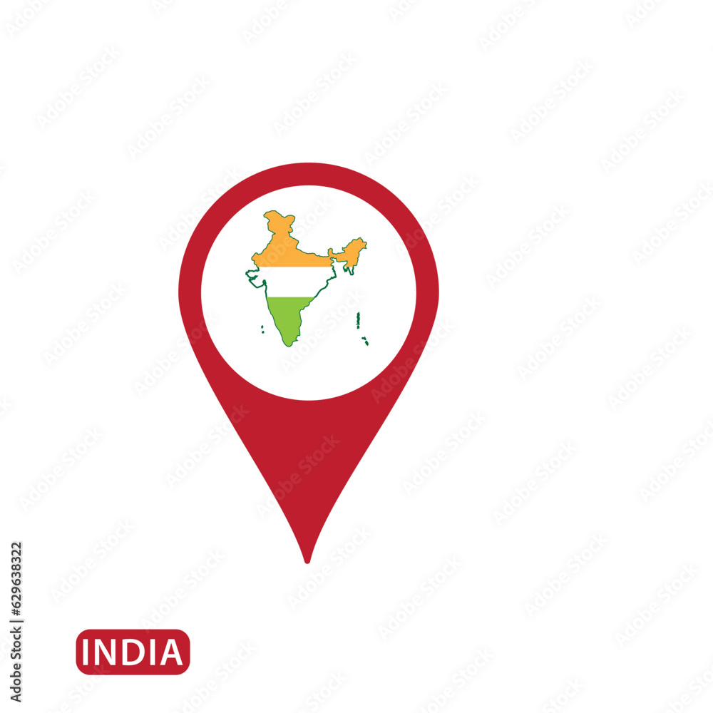 Map icon flag icon vector flat style Map icon flag icon vector flat style