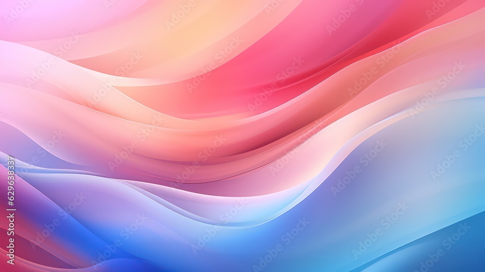 Abstract background with swirling blue and pink swirls by Generative AI Abstract background with swirling blue and pink swirls by Generative AI